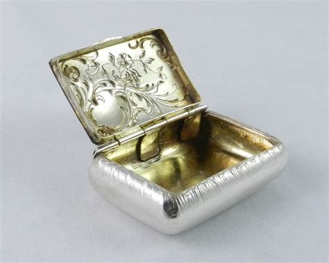 james steel silver snuff box|vintage silver snuff boxes.